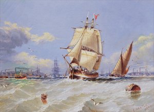 沿岸の風景、1894